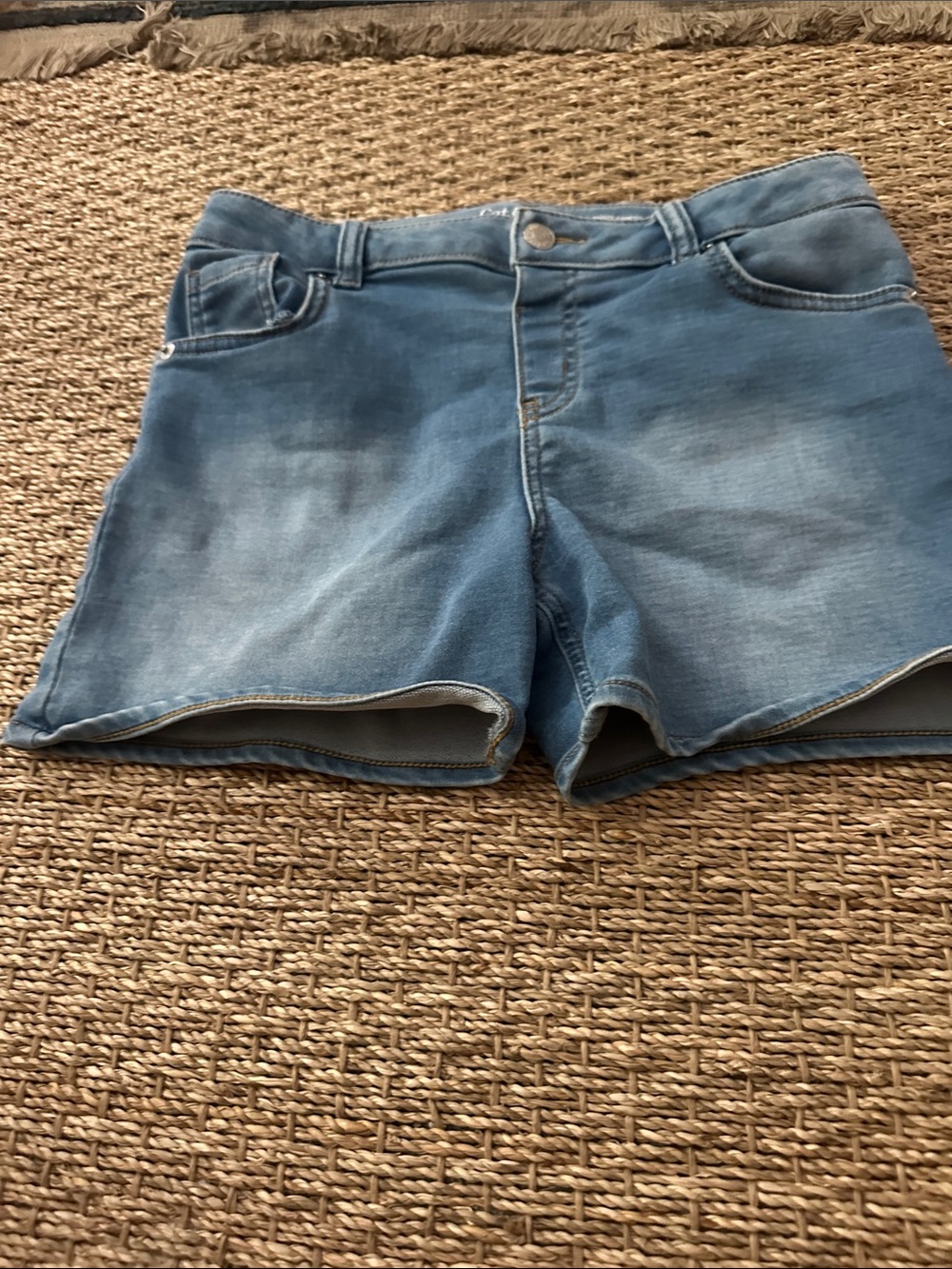 Cat & Jack Faded Blue Denim Shorts